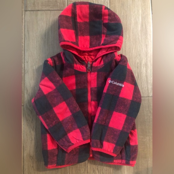 Columbia Toddler Boy Double-Sided (Reversible) Hooded Jacket - Size 3T - Picture 2 of 3